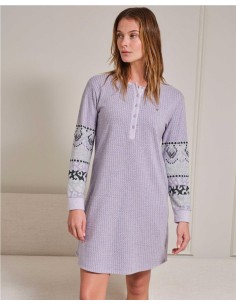 CAMISOLA SRA MASSANA LILA CLARO