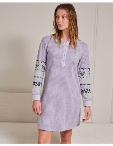 CAMISOLA SRA MASSANA LILA CLARO