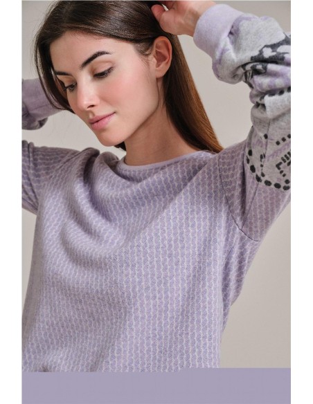 POJAMA SRA MASSANA LILA CLARO