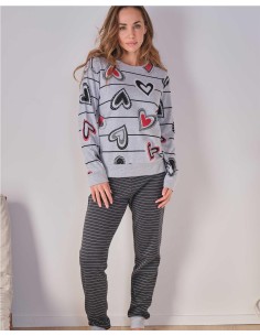 PIJAMA SRA MASSANA GRIS VIGORE